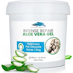 bleu & marine Bretania - Gel Aloe Vera Cavallo 1000 ml | Gel Lenitivo Naturale | Protezione da Punture d'Insetti | Ammorbidisce la Cute | Contrasta Pruriti e Arrossamenti
