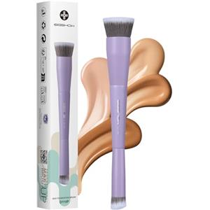 EIGSHOW Pennello per fondotinta e correttore, pennello da trucco a doppia estremità per fondotinta, correttore, pennello da trucco sintetico 2 in 1 di alta qualità per polvere liquida, crema (D110P)