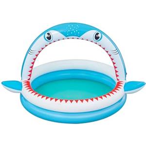 Bestway 53157 Piscinetta per bambini Sharktastic da 163x127x92 cm