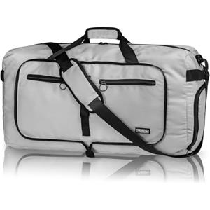 Fmeida 65L Borsone da Viaggio Pieghevole, con Scomparto Scarpe e Tracolla | Grande Borsone Palestra per Uomo e Donna, Tessuto Idrorepellente e Antistrappo, Borsa Sportiva Duffel Bag