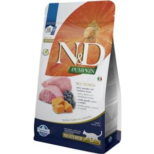 Farmina N&D PUMPKIN CAT LAMB & BLUEBERRY NEUTERED ADULT 1,5 KG
