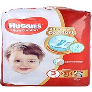 HUGGIES ULTRA COMFORT Pacco Basse 3 (4-9 kg) - 21 pezzi