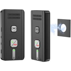 Vexorium - Kit di 2 interfoni, sistema di interfono wireless a 2 vie, sistema di intercomunicazione per casa, 500M di portata senza fili, comunicazione in tempo reale tra stanze per casa, ufficio e
