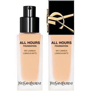 Yves Saint Laurent All Hours Foundation 24H LC1 Fondotinta Copertura Completa Naturale 25 ml Fluido