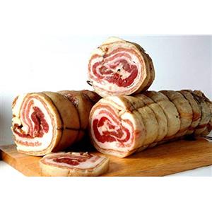 Il Salumiere dal 1978 Pancetta Arrotolata Umbra Stagionata trancio gr.300 SV - Norcineria Umbra Produzione Artigianale - Gluten Free - Il Salumiere 1978