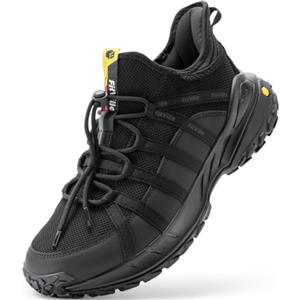 FitVille Scarpe da Escursionismo Uomo Extra Large Sneaker Trekking Uomo Traspiranti Scarpe da Camminata Antiscivolo per Outdoor Multisport