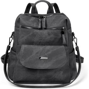Aucuu Zaino Donna, Borsa Zaino Donna Elegante, Zainetto Multifunzionale, Zainetto Casual in Pelle PU, Zaini Antifurto, Borsa a Zaini Casual per Shopping Scuola Viaggio Lavoro