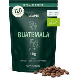 Incapto Caffè in Grani di Specialità 1kg | Origine Guatemala | 100% Arabica | Specialty Coffee 86.25 punti SCA | Tostatura Naturale e Artigianale | Finca Quetzaltinango, Mujeres di Chuva