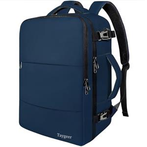 Taygeer Zaino 40x30x20 per Ryanair e Wizzair, Zaino Porta PC 15,6 Pollici | Zaino da Viaggio con Portascarpe, 24L Zaino Ryanair per Uomo e Donna, Borsa da Cabina Leggero per Scuola, Blu