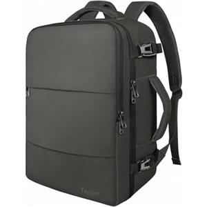 Taygeer Zaino 40x30x20 per Ryanair e Wizzair, Zaino Porta PC 15,6 Pollici | Zaino da Viaggio con Portascarpe, 24L Zaino Ryanair per Uomo e Donna, Borsa da Cabina Leggero per Scuola, Grigio Scuro