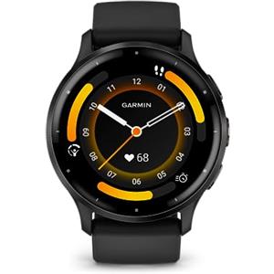 Garmin Venu 3, 45mm, Smartwatch GPS, Black | Smartwatch AMOLED 1,4, Microfono e Speaker, Musica, GarminPay, +30 App sport, GPS, Cardio, SpO2, Autonomia 14 giorni