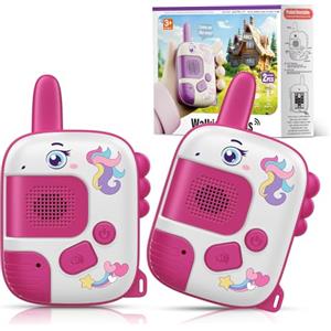 Wootoyz Walkie-Talkie Bambina, Unicorno Bambina Regalo 3 4 5 6 7 8 Anni Walkie Talkies Bambini Giocattoli 3-8 Anni Giocattoli Giochi Esterno 3 4 5 6 7 8 Anni Bambini Idee Regalo Bimba Compleanno Per Bambina