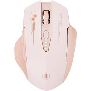 Uineer mouse wireless, [Aggiornato] mouse bluetooth ricaricabile Tri-mode (BT 5.0/4.0+2.4G Hz), Livello batteria visibile, Mouse ergonomico, 4 DPI regolabili, mouse senza fili