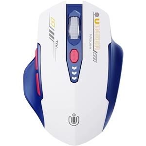 Uineer mouse wireless, [Aggiornato] mouse bluetooth ricaricabile Tri-mode (BT 5.0/4.0+2.4G Hz), Livello batteria visibile, Mouse ergonomico, 4 DPI regolabili, mouse senza fili