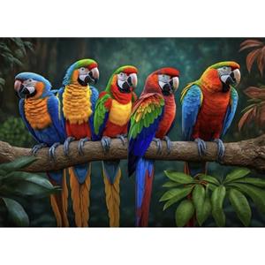 HUADADA Puzzle 1000 pezzi puzzle 1000 pezzi adulti classici puzzle regalo pappagallo