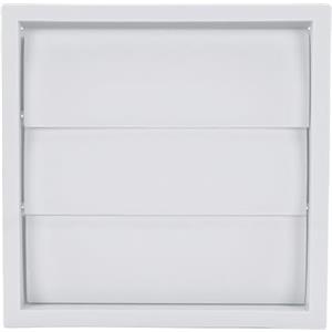 Vikye Griglia di Ventilazione Esterna Autochiudente, Bocchetta con (4 | Copertura per presa d\'aria a parete con blocco per uccelli per aspiratori, bagno,
