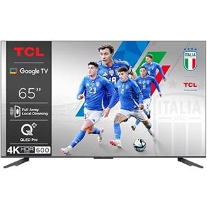 TCL 55C655 PRO TV QLED 55 Pollici 4K Ultra HD, QLED PRO, Full Array Local Dimming, HDR PRO 600 Nit, Dolby Vision, HDR10+, Audio ONKYO 2.1, Game Master 3.0, 120Hz, HDMI 2.1, Google TV