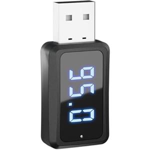 Xingdianfu Trasmettitore Bluetooth 5.3 per auto, trasmettitore ricevitore vivavoce mini USB Power Car Kit stereo wireless audio adattatore radio FM