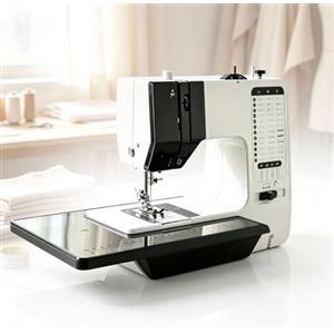 GENERIC Macchina Da Cucire Industriale Per Impieghi Gravosi, Macchina Da Ricamo Portatile Con 38 Punti Integrati, Luce Notturna E Piano Di Lavoro Estensibile, Adatta Sia A Principianti Che A Utenti
