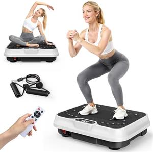 bigzzia Pedana Vibrante Allenamento Completo a Casa 200W