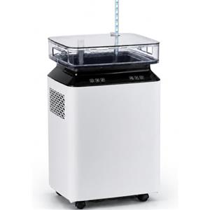 Megonia Deumidificatore Industriale Professionale Elettrico 80L/24h Pompa | Deumidificatore Grandi Ambienti 170m² / Serbatoio 8L / 400m³/h / 46dB | Casa Ufficio Garage Cantina Lavanderia R290
