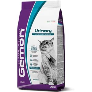 Pet's Garden Gemon Urinary Crocchette per Gatti Adulti con Pollo e Riso 2KG | Alimento Cibo Secco Alimento Completo per Gatti di Tutte le Razze Made in Italy