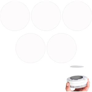 Zerabidpro 5 x Supporto per rilevatore di fumo e Gas - Pastiglie Adesive 3M, Installazione Senza Trapano, Compatibili con Vari Modelli di Allarmi e Rivelatori