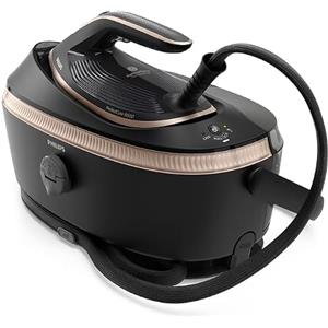 Philips PerfectCare PSG8300/80 - Ferro da stiro a vapore della serie 8000, 215 g di vapore continuo, 750 g di colpo di vapore, facile da trasportare, OptimalTEMP, SteamGlide Elite, 1,4 l, Easy De-Calc