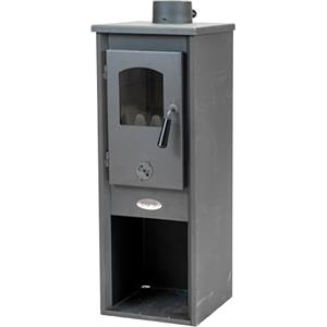 Arredo Stock Stufa a legna Berna Ignip colore grigio, 7 kW