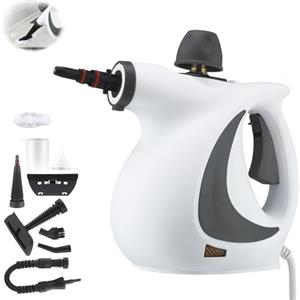 Pjjrdh hand held steamer for cleaning,pulitore a vapore portatile,pistola a vapore per pulire,vaporella pulitore vapore casa,steam cleaner,pulitore a vapore multiuso con 9 accessori per tappeti-1set