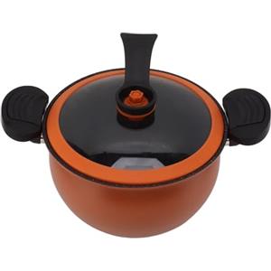 Jenivaint Mini Pentola a Pressione con Rivestimento Antiaderente, 2,0 KPa | Struttura in Ferro Fine, Strato Antiaderente in Pietra di Grano, Compatibile con Piano Cottura a Induzione, Piano Cottura a
