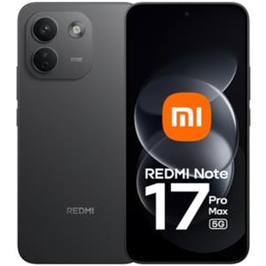 Xiaomi REDMI Note 17 Pro Max 5G Black 8G RAM 256G ROM（Not charger included）