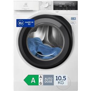Electrolux EW6F105AMQ SensiCare 600 Lavabiancheria carica frontale Capacità nominale del programma eco 40°-60° (kg) 10.5 kg Giri centrifuga 1351 Classe di efficienza energetica A con AutoDose Non Conn