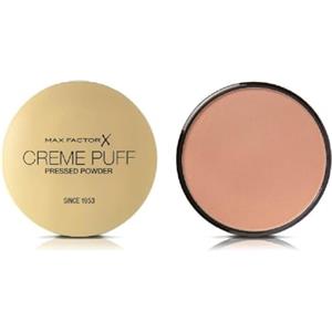 Max Factor Creme Puff Cipria Compatta, Finish Opaco e Texture Leggera, Adatta a Tutti i Tipi di Pelle, 005 Translucent, 14 g