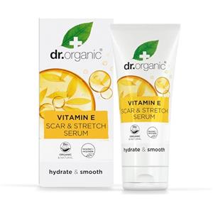Dr.Organic Dr Organic Siero Vitamina E per Cicatrici e Smagliature, Idratante, Tutti i Tipi di Pelle, Naturale, Vegetariano, Senza Crudeltà, Senza Parabeni e SLS, Riciclato e Riciclabile, Biologico, 50ml