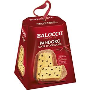 Balocco Mini Pandoro Balocco Con Gocce di Cioccolato 32 x 80 g Specialita' Italiana