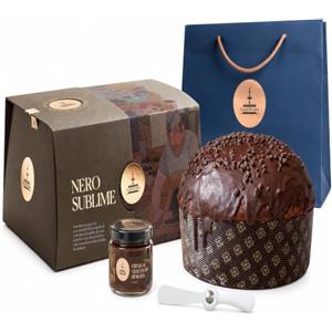Generico Fiasconaro Nero Sublime Panettone con Crema Cioccolato 1 kg e Shopper
