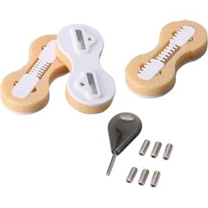 Alksubbm Longboards Tavola da Surf Fin Box Wakeboard Fims | Scatola di aletta di Paddleboard della tazza di forma di durevolezza 8 per vari tipi del bordo, installazione facile per