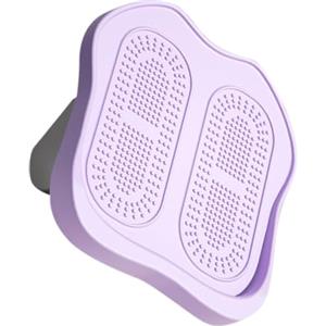 NIYANGLE Stepper per Esercizi Domestici, Pedana Antiscivolo in Ferro e Plastica | Allenamento da Seduti, Tonifica Polpacci e Cosce, Supporto per Stabilità, per Viaggi e Ufficio