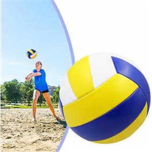 Generic Pallone da allenamento per pallavolo, misura 5, in poliuretano morbido | Pallone da pallavolo da competizione, misura 5, per principianti, giovani, adulti, palestra e sport in piscina