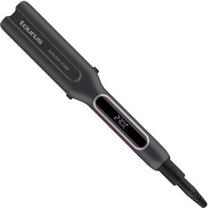 Taurus - Piastra per Capelli Slimlook 3 Care | 70W | 6 Temperature | Display LCD | Spegnimento Automatico | Piastre 41,5x100mm | Cavo 360º | Ergonomica | Nera