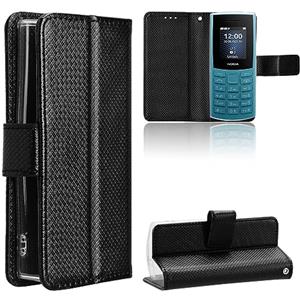 BaiFu Cover per Nokia 105 4G 2023, Supporto Stand, Diamante per Nokia 105 4G 2023 Cellulare, Diamante01