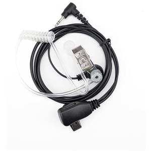 PNI Cuffia con microfono e tubo acustico HM93, con 1 pin 2.5mm MT, nero