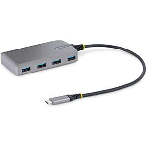 StarTech Hub USB-C a 4x USB-A, 5Gbps, Alimentato via USB, Portatile | Espansione delle Porte USB, Design Compatto da Viaggio