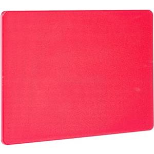 HENDI Tagliere, HACCP, entrambi i lati lisci e utilizzabili, riduce al minimo l'opacizzazione dei coltelli, tagliere da cucina, 600x400x(H)15mm, plastica LPDE, rosso