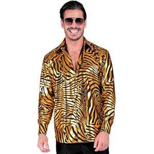 W WIDMANN Milano Party Fashion - Camicia Party Fashion, Manica Lunga, Uomo, Showmen, Costume in Maschera