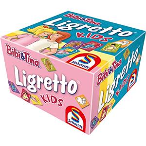 Schmidt Spiele 01412 Ligretto Kids, Bibi & Tina, Gioco di Carte