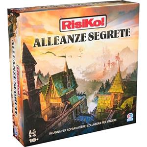 Spin Master Games Risiko, RisiKo! Alleanze Segrete, Giochi da Tavola, 10+ Anni | Alleanze Mutevoli, Torri Delle Casate, Monete Per I Territori, Campo Variabile, Pensiero Logico, Da 3 a 6 Giocatori,