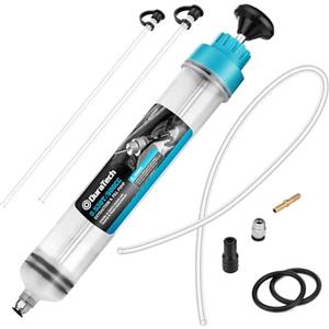 DURATECH Siringa per Olio da 500 ml, Estrazione Olio Motore, Siringa per Olio Cambio con Tubo di Prolunga, Aspirazione Manuale e Riempimento di Carburante e Fluido