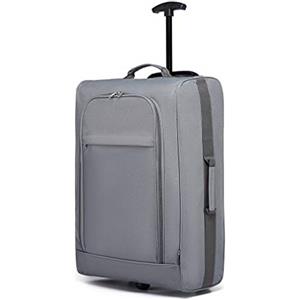Kono Bagaglio a mano Soft Shell leggero con doppio bagaglio a mano per trolley